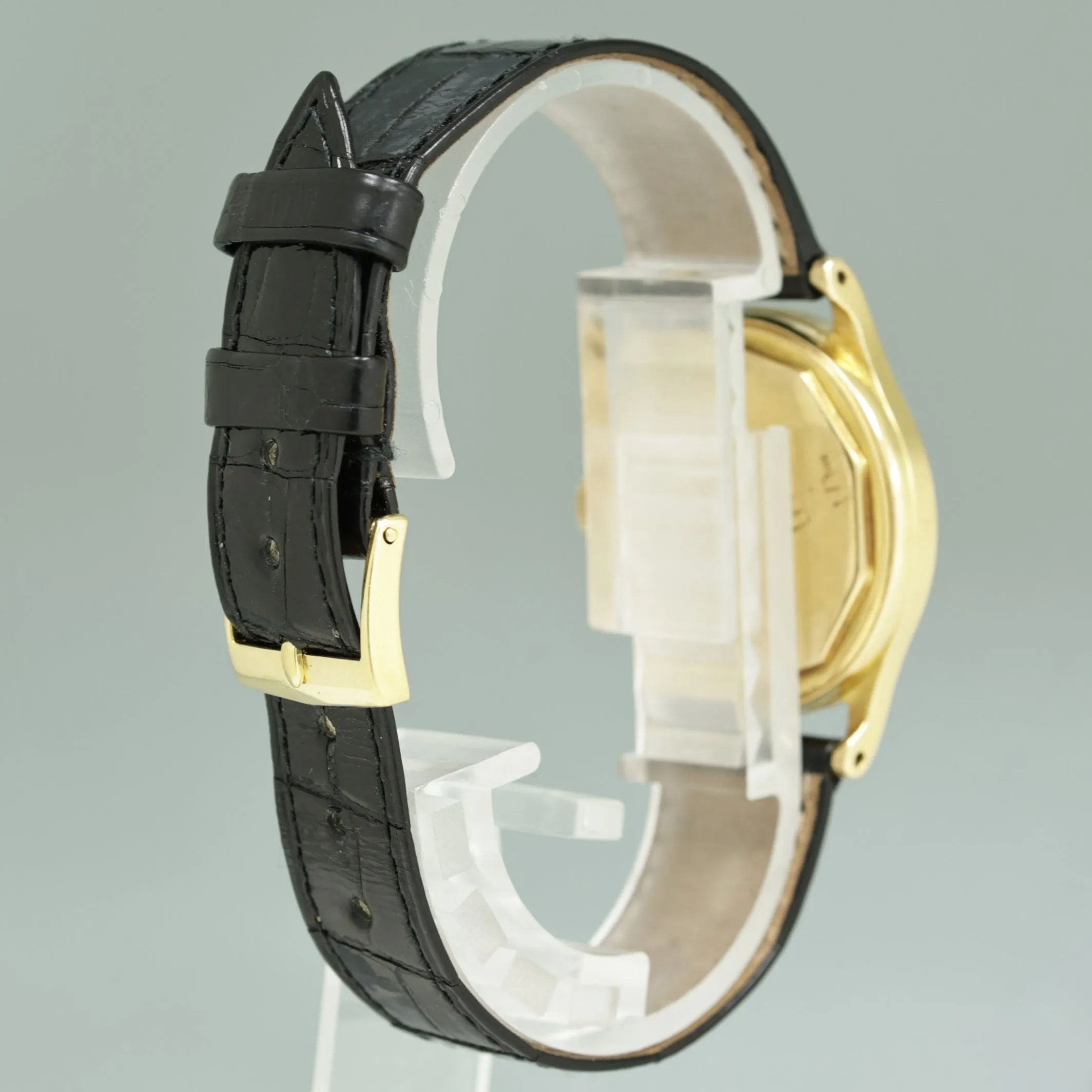 Patek Philippe Calatrava 31mm Yellow Gold 2451 Black Leather Watch