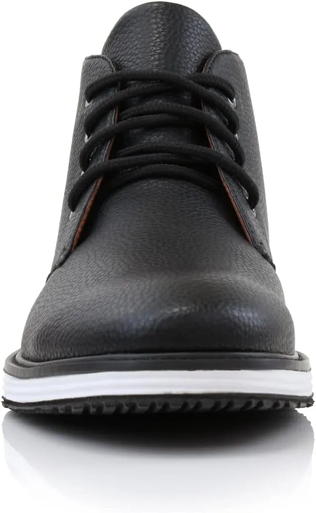 Polar Fox Colbert MPX506059 Mens Mid-Top Casual Breathable Sneaker Chukka Boots with Memory Foam insole