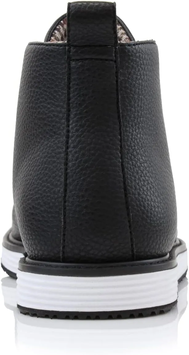 Polar Fox Colbert MPX506059 Mens Mid-Top Casual Breathable Sneaker Chukka Boots with Memory Foam insole