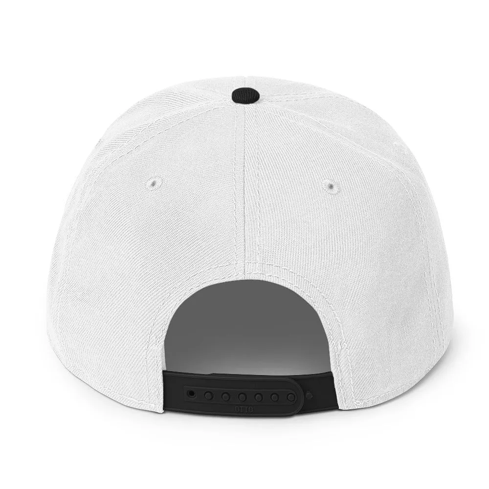Red Illuminati All Seeing Psychic Eye Embroidered Flat Bill Cap Snapback Hat