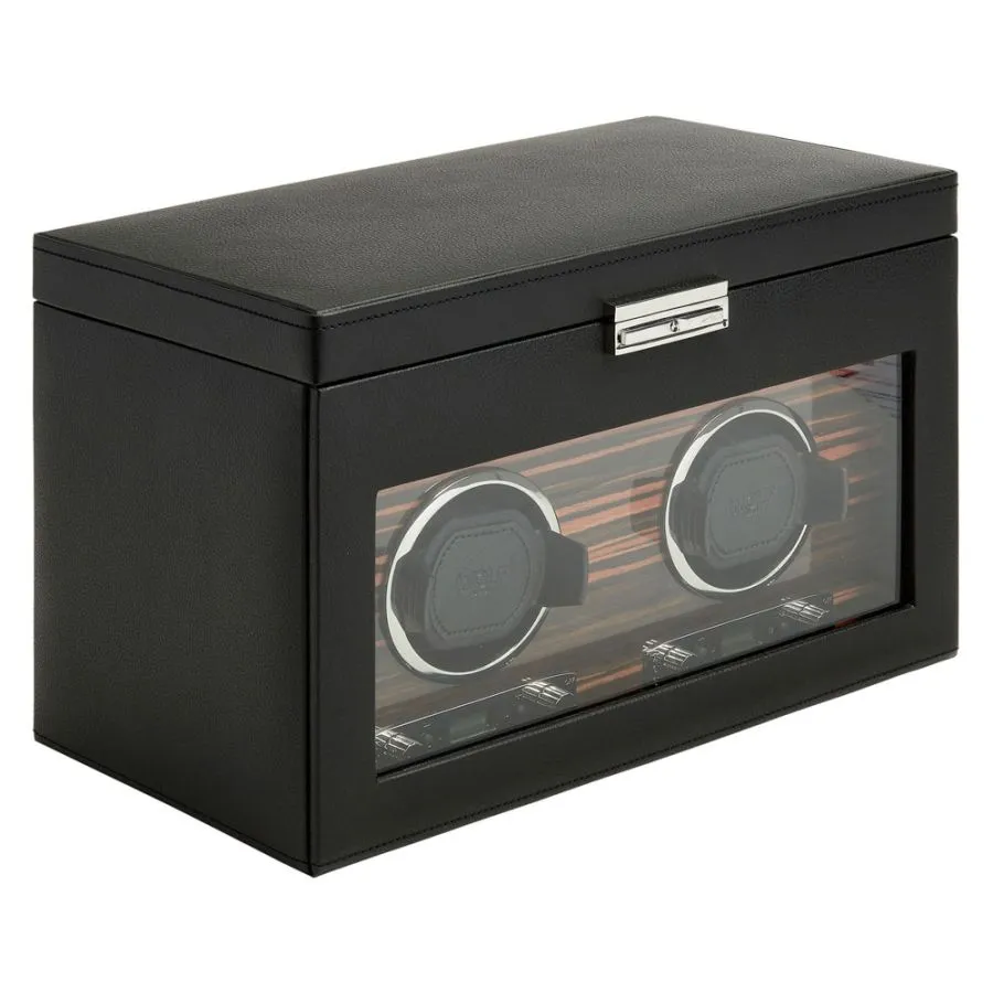 Roadster Double Watch Winder With Storage