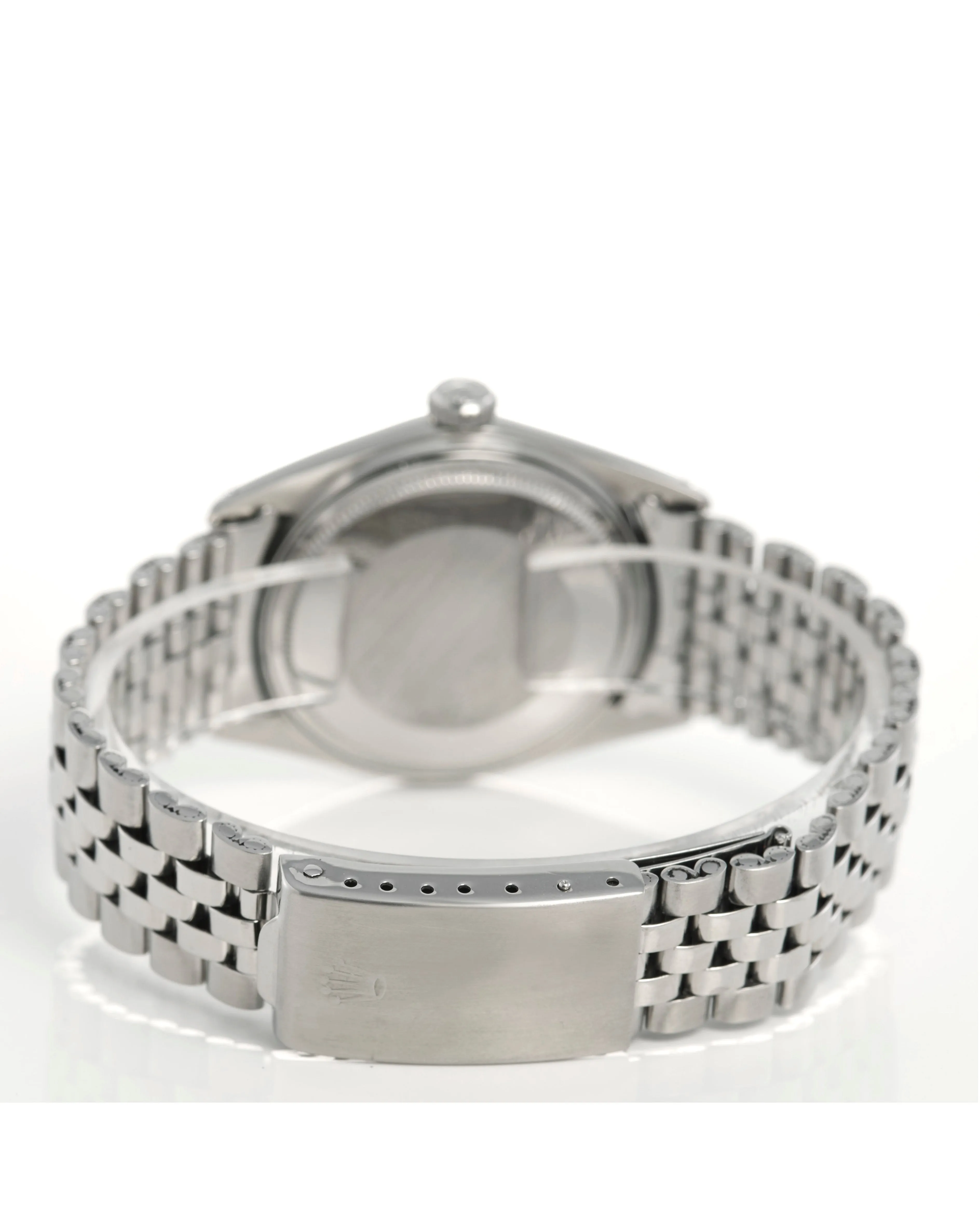 Rolex Datejust Steel with Silver 'Linen/Tapestry' Dial. Ref: 1601
