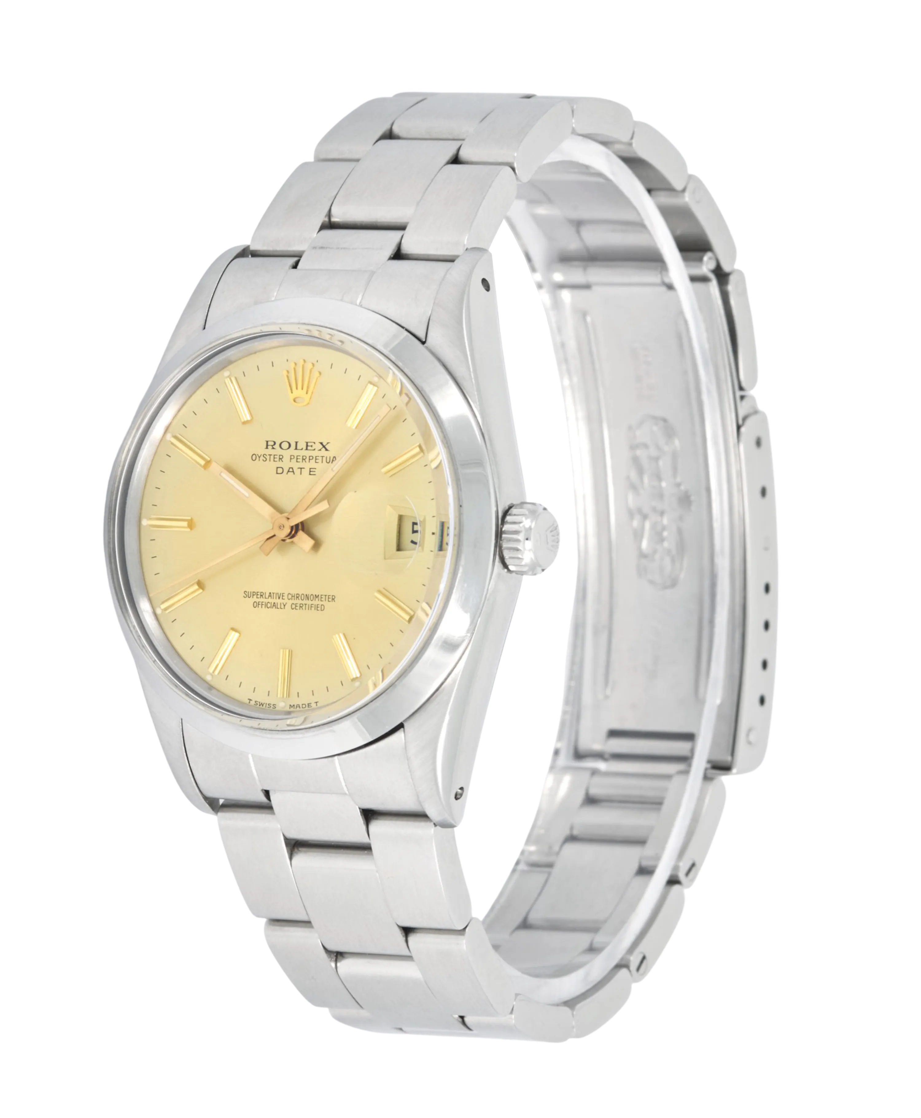 Rolex Oyster Perpetual Date, Champagne, Ref: 15000 (Papers 1987)
