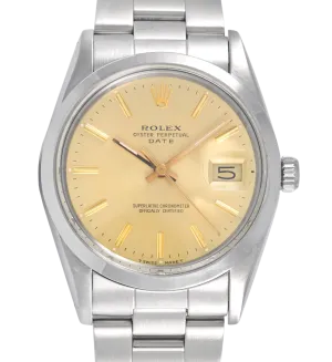 Rolex Oyster Perpetual Date, Champagne, Ref: 15000 (Papers 1987)