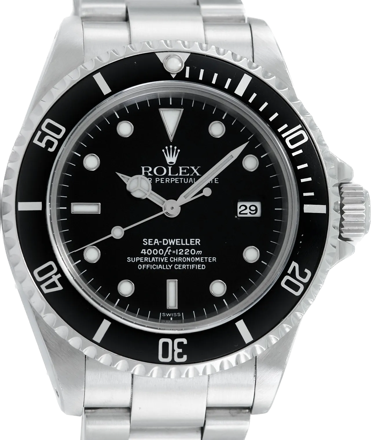 Rolex Sea-Dweller, Swiss Only Dial. Ref: 16600  (Rolex Papers 1998)