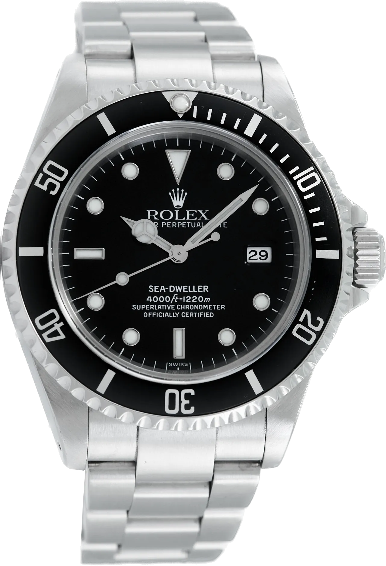 Rolex Sea-Dweller, Swiss Only Dial. Ref: 16600  (Rolex Papers 1998)