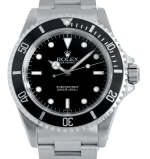 Rolex Submariner (No Date), Swiss Only Dial. Ref: 14060  (Rolex Papers 1999)