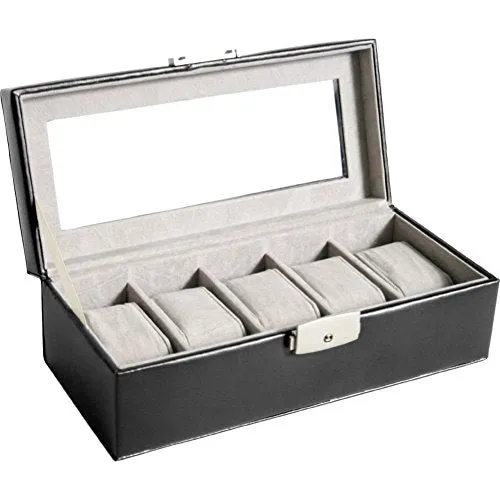 Royce Leather 5 Slot Watch Box