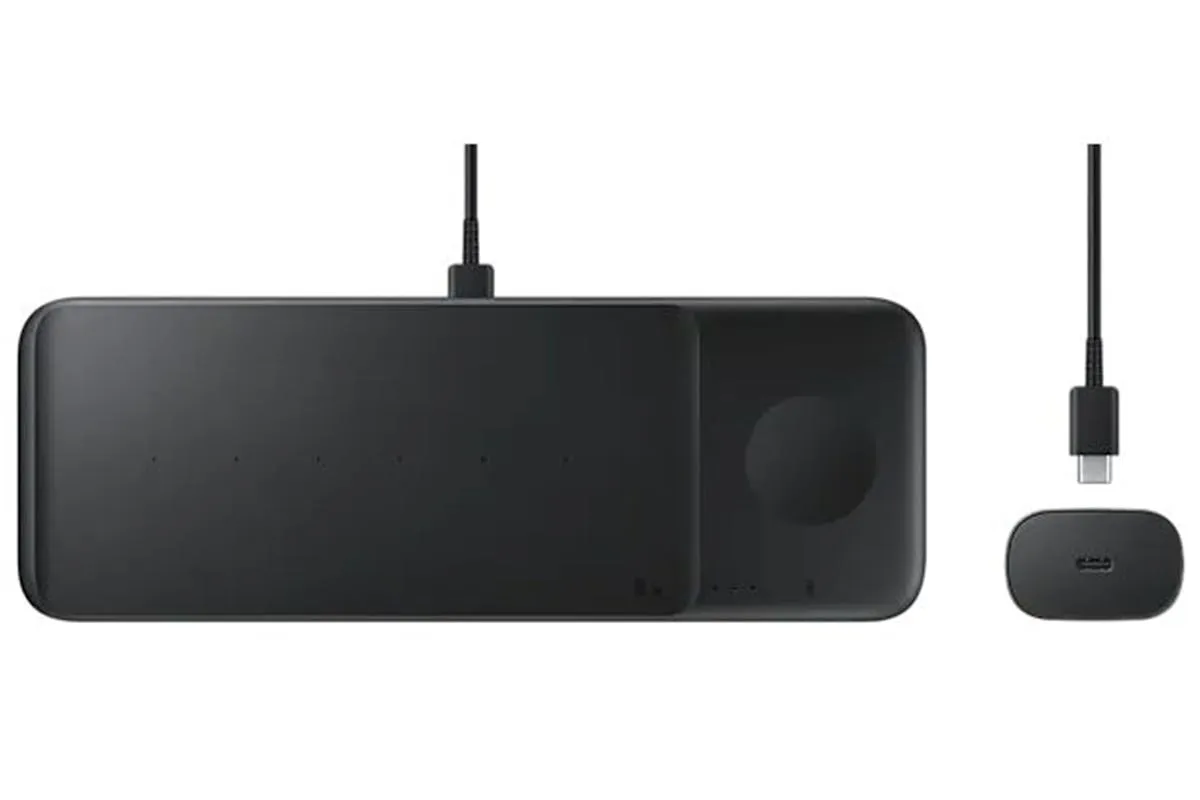 Samsung Wireless Charger Trio Pad | Black