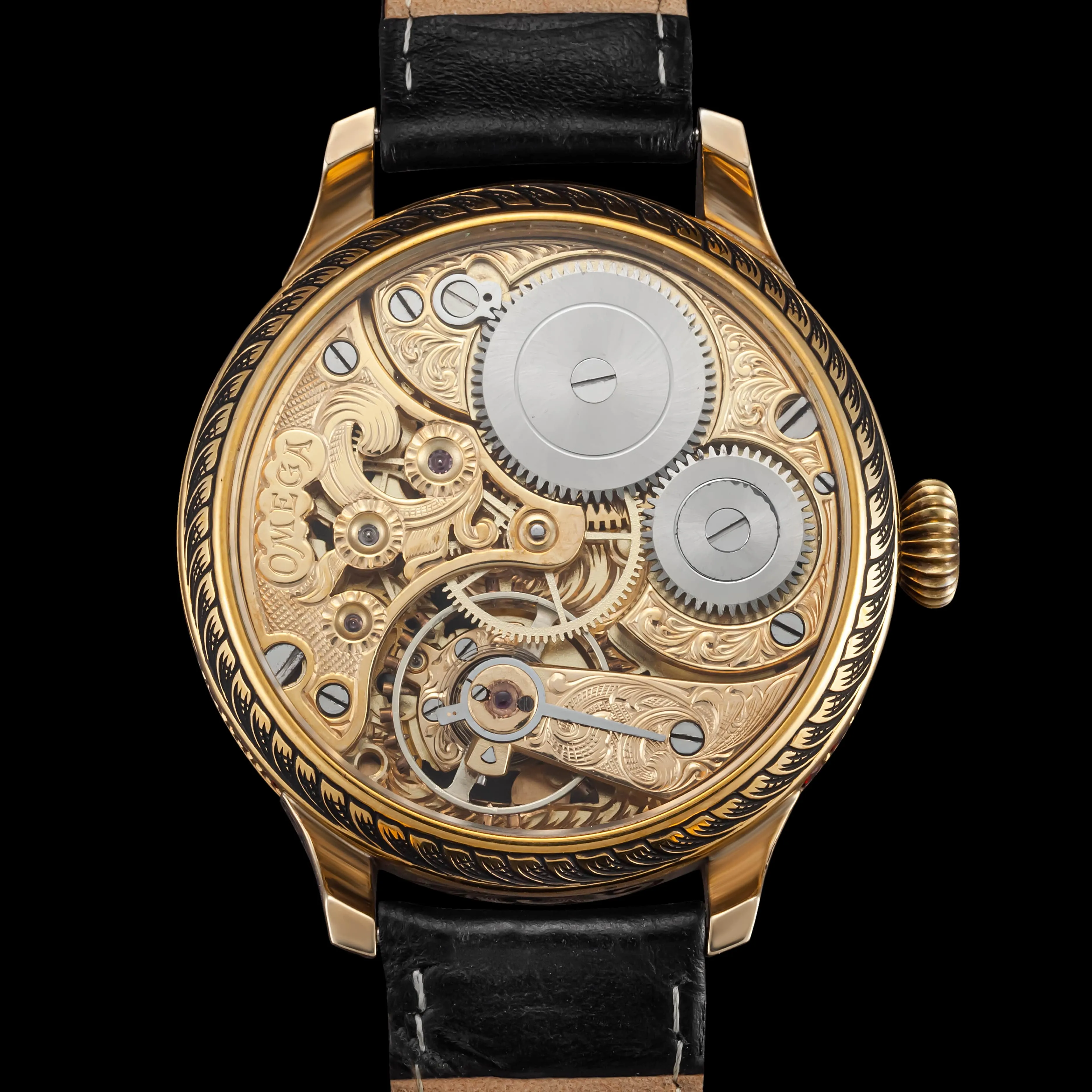 SCARLET Men's Sophisticated Wristwatch fits Swiss Vintage Mechanical Movement