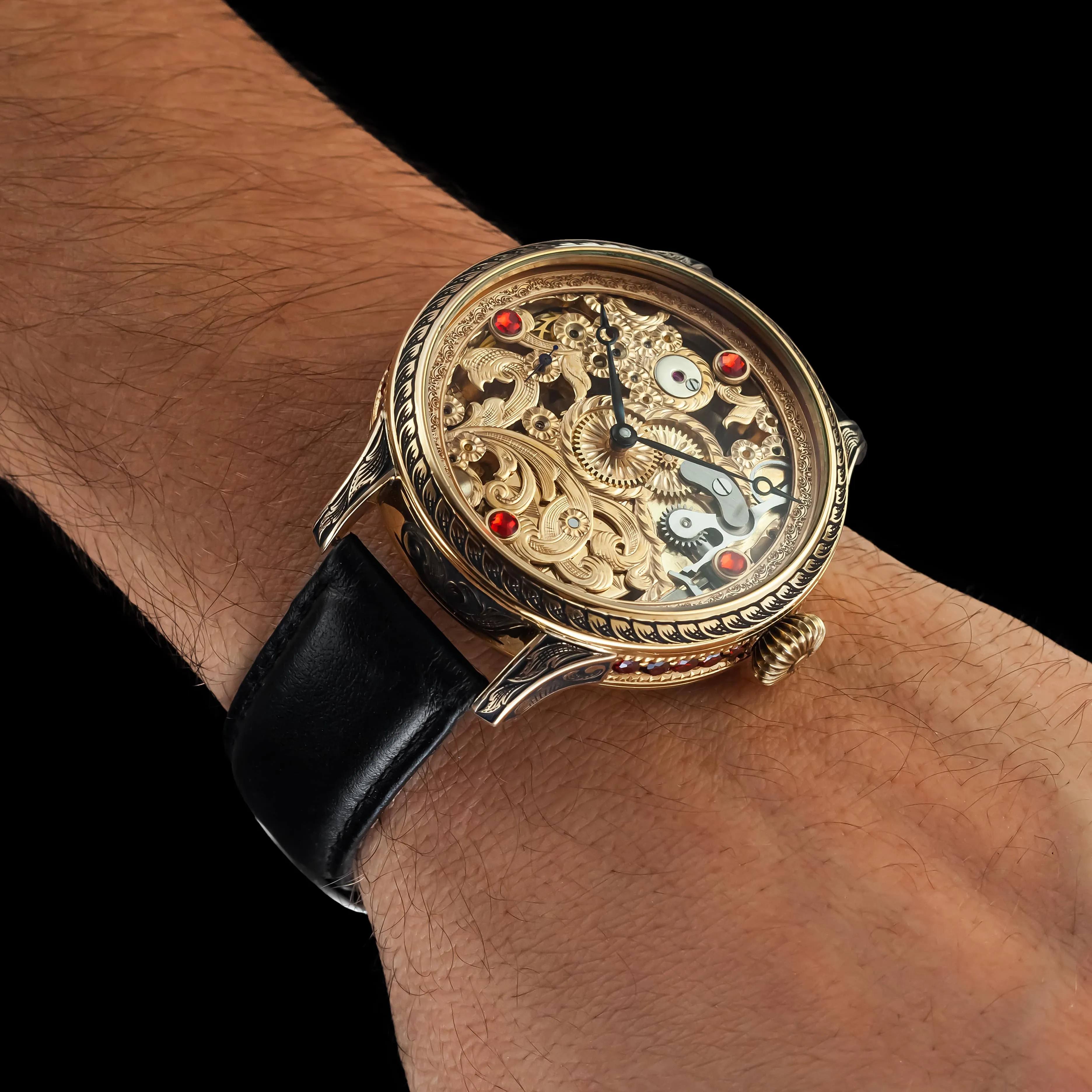 SCARLET Men's Sophisticated Wristwatch fits Swiss Vintage Mechanical Movement