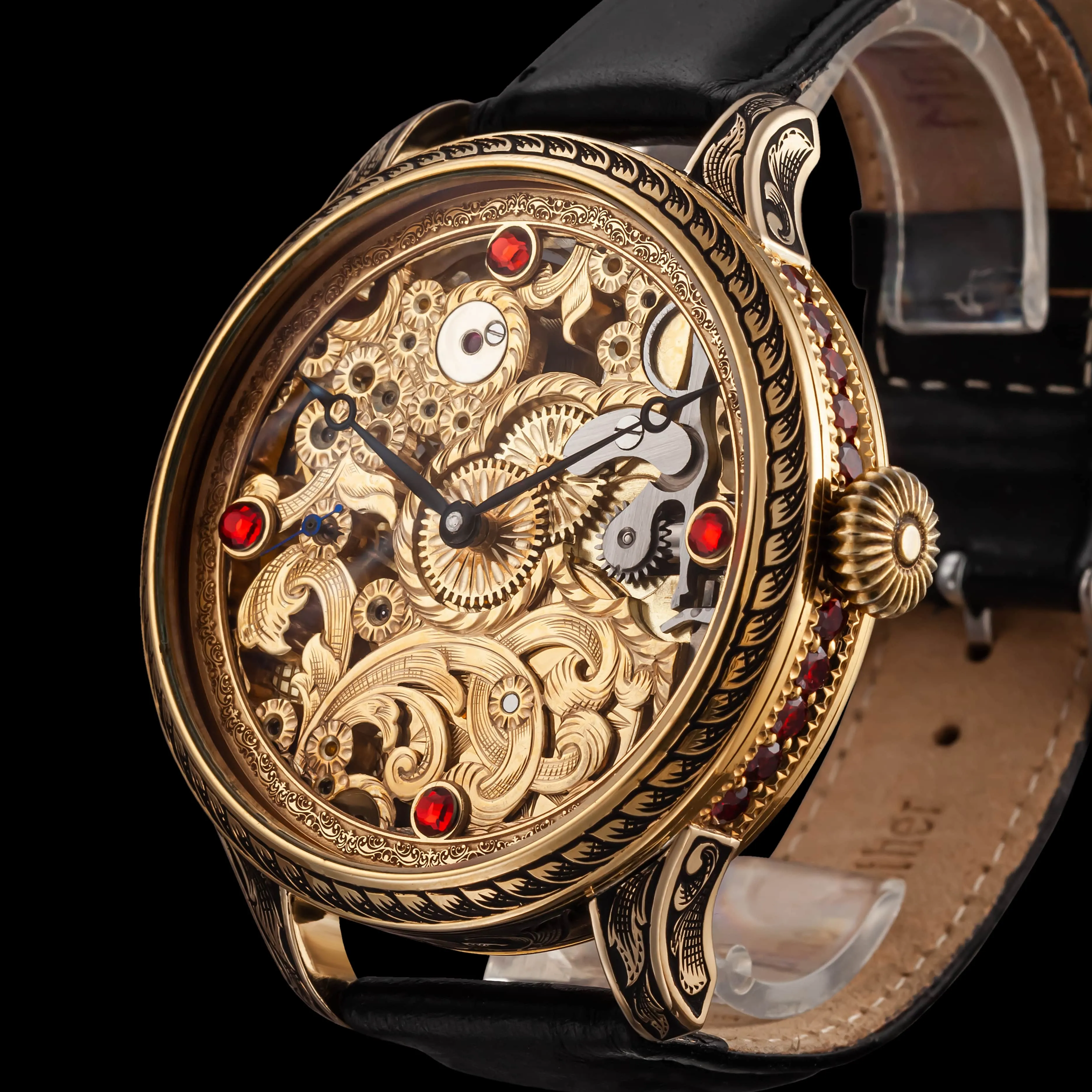 SCARLET Men's Sophisticated Wristwatch fits Swiss Vintage Mechanical Movement