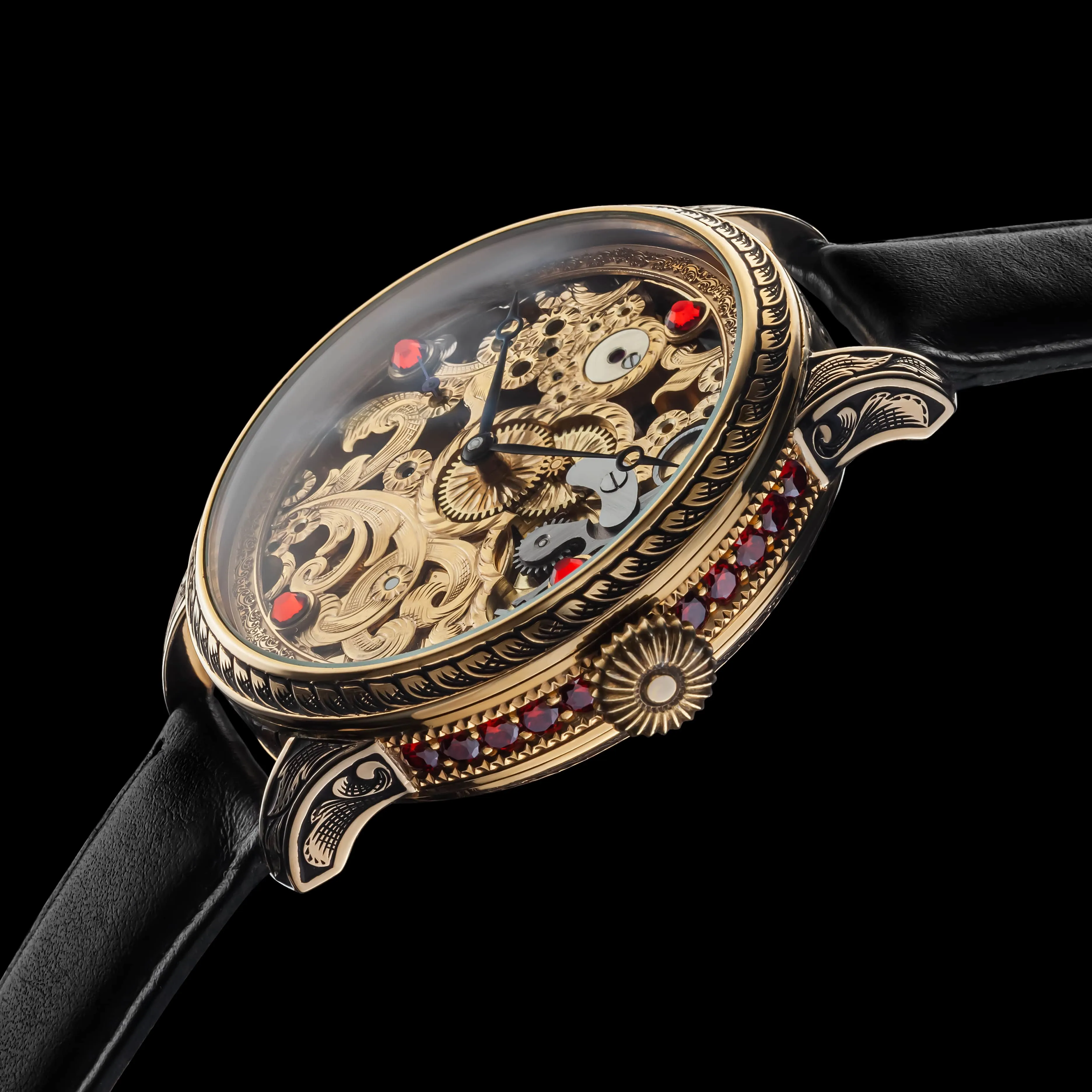 SCARLET Men's Sophisticated Wristwatch fits Swiss Vintage Mechanical Movement