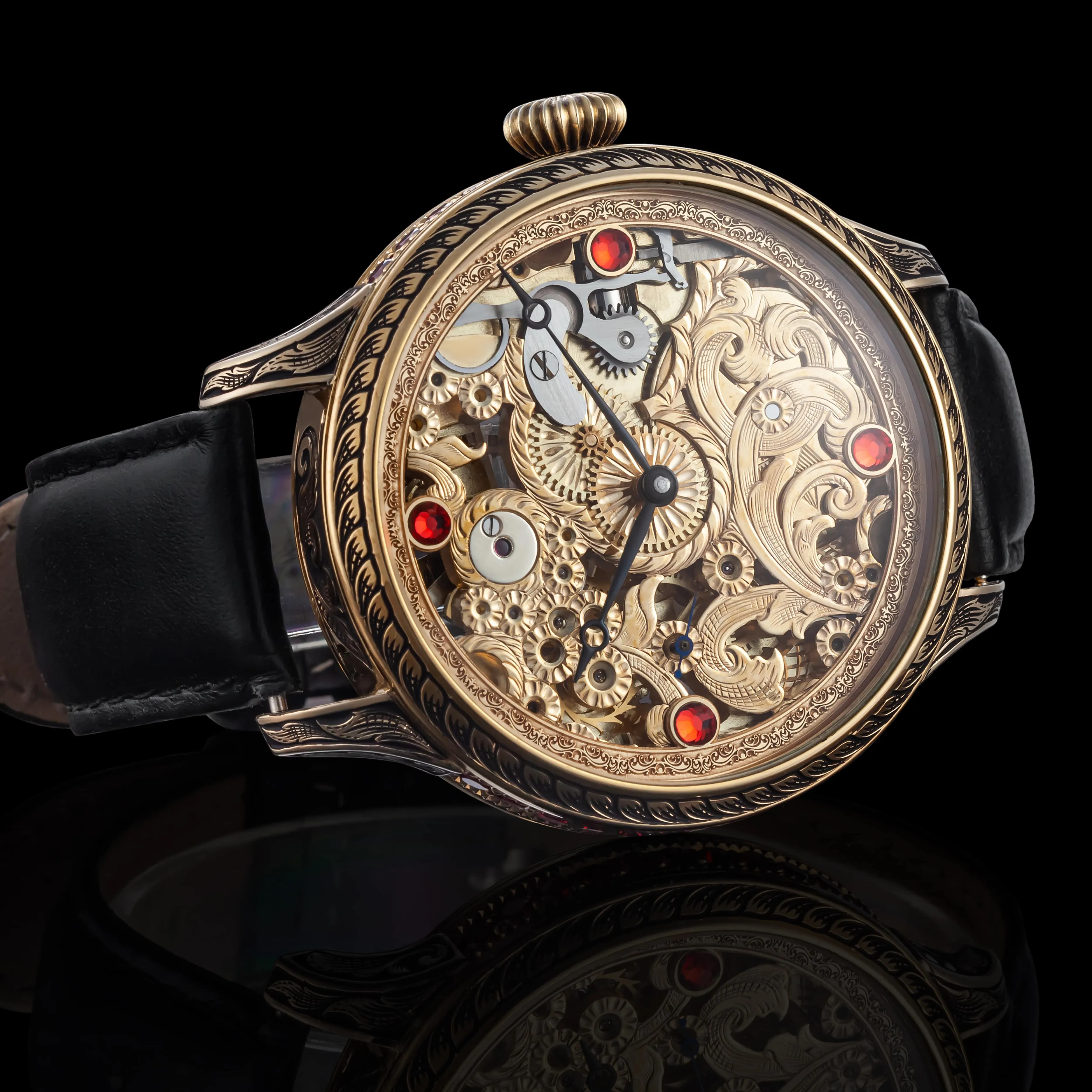 SCARLET Men's Sophisticated Wristwatch fits Swiss Vintage Mechanical Movement