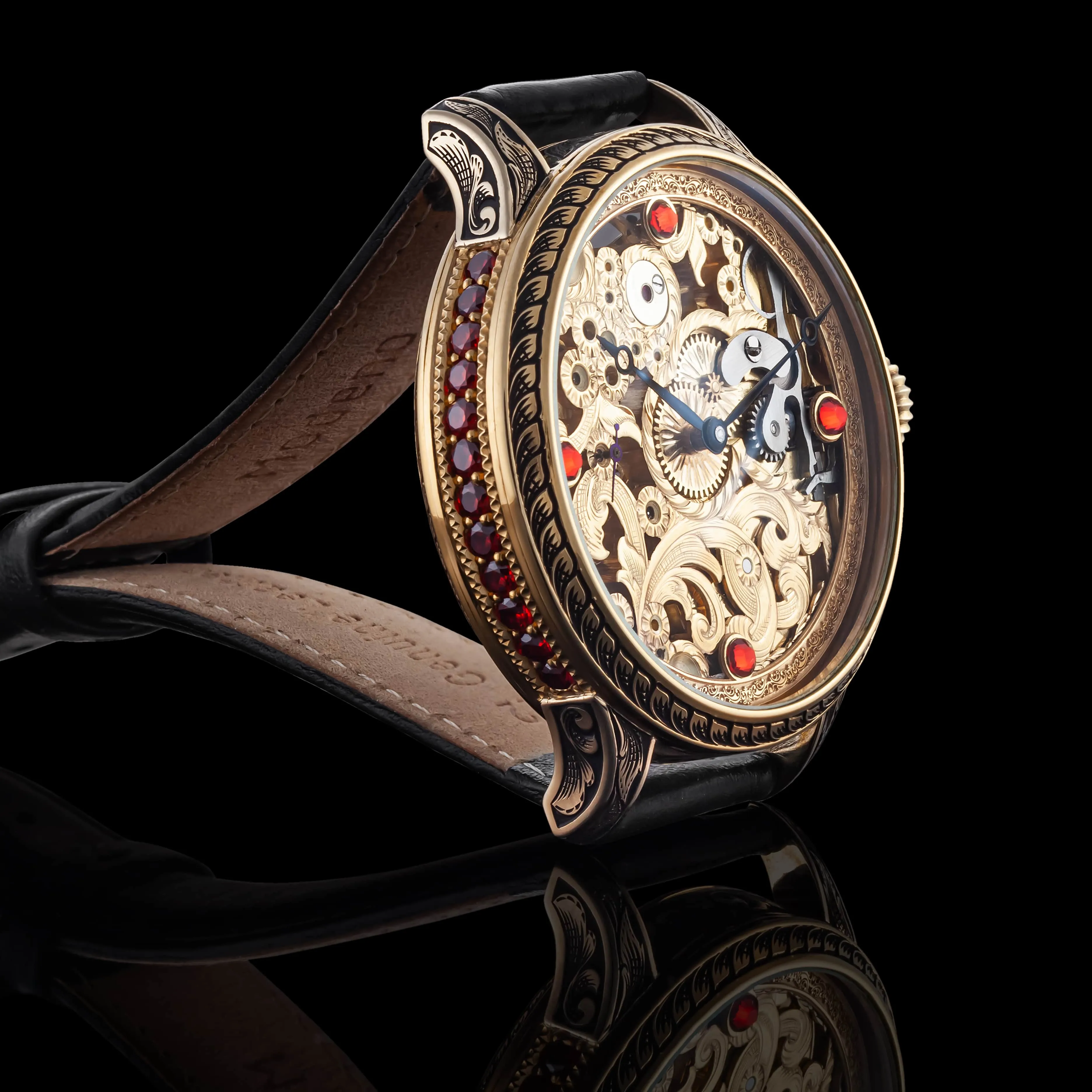 SCARLET Men's Sophisticated Wristwatch fits Swiss Vintage Mechanical Movement