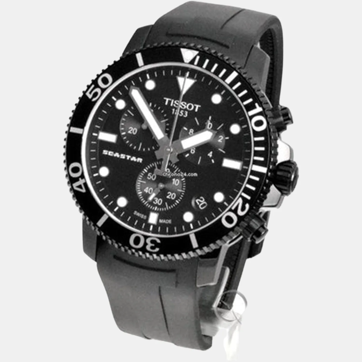 Seastar Men Chronograph Silicon Watch T1204173705102