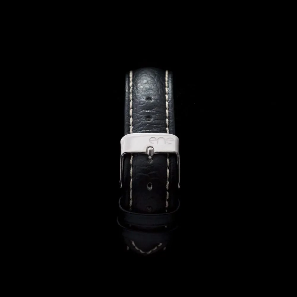 Seiko 6139 Chronograph 'Black Pogue' On Leather