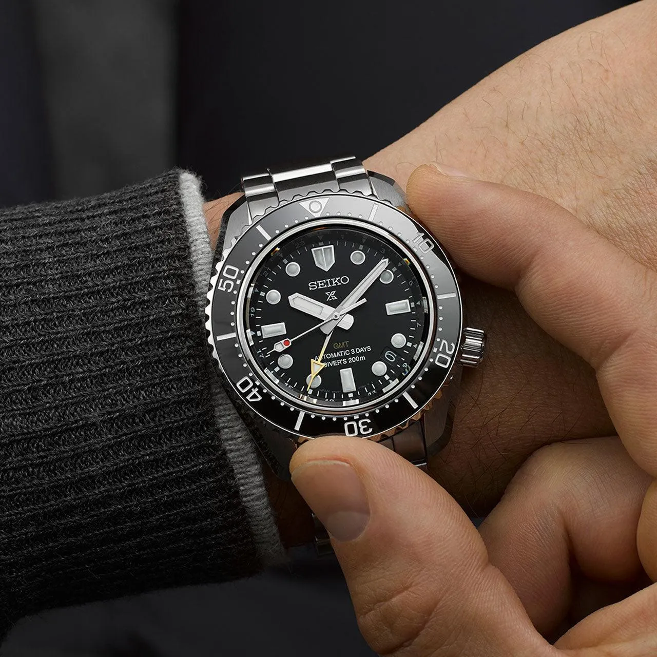 Seiko - SPB383J Prospex ‘Dark Depths’ GMT Automatic Divers Watch