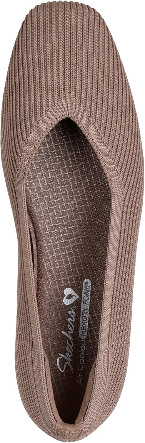 Skechers Modern Comfort Women's Cleo Square-Blissful Soul Ballet Flat