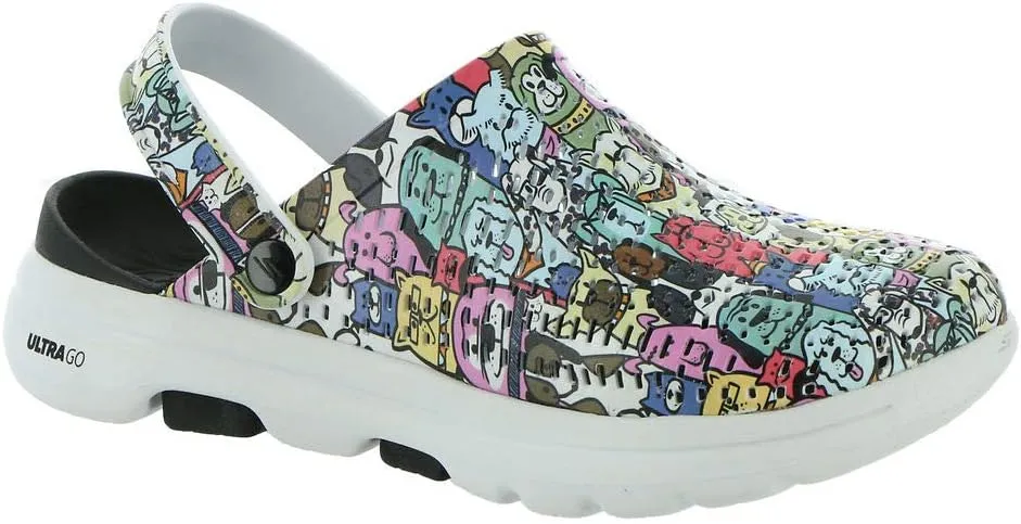 Skechers Women's Foamies Go Walk 5 - Dog Lover