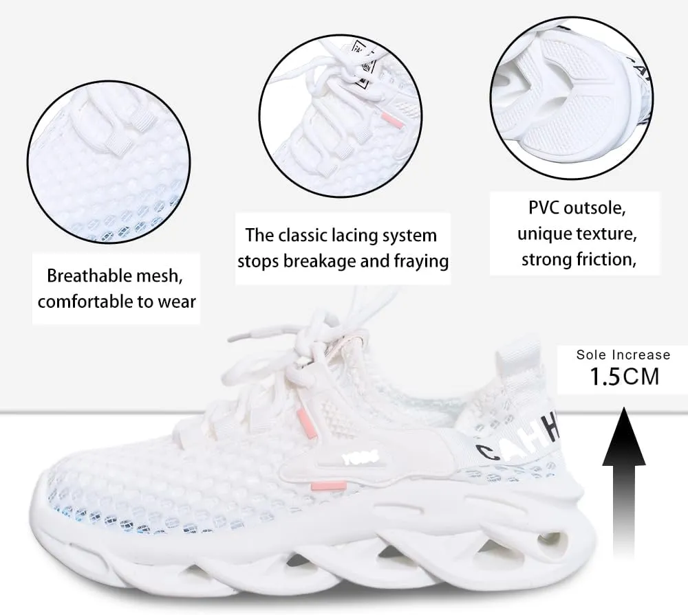 Sneakers for Women, Casual Woven Sports Shoes, Breathable and Non Slip Men's and Women's Casual Running Shoes