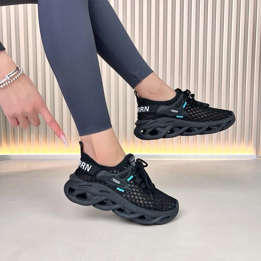 Sneakers for Women, Casual Woven Sports Shoes, Breathable and Non Slip Men's and Women's Casual Running Shoes