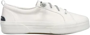 Sperry Womens Pier Wave LTT Lace Up Sneakers Shoes Casual - White Sperry Womens Pier Wave LTT Lace Up Sneakers Shoes Casual - White