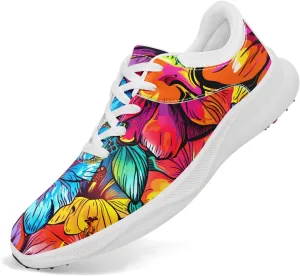 Spikeless Golf Shoes for Men, Women's Breathable Abstract Art Non-Slip Sports Walking Shoes with Air-Outer Golf Sneakers Spikeless Golf Shoes for Men, Women's Breathable Abstract Art Non-Slip Sports Walking Shoes with Air-Outer Golf Sneakers