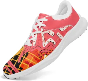 Spikeless Golf Shoes for Men, Women's Breathable Abstract Art Non-Slip Sports Walking Shoes with Air-Outer Golf Sneakers Spikeless Golf Shoes for Men, Women's Breathable Abstract Art Non-Slip Sports Walking Shoes with Air-Outer Golf Sneakers