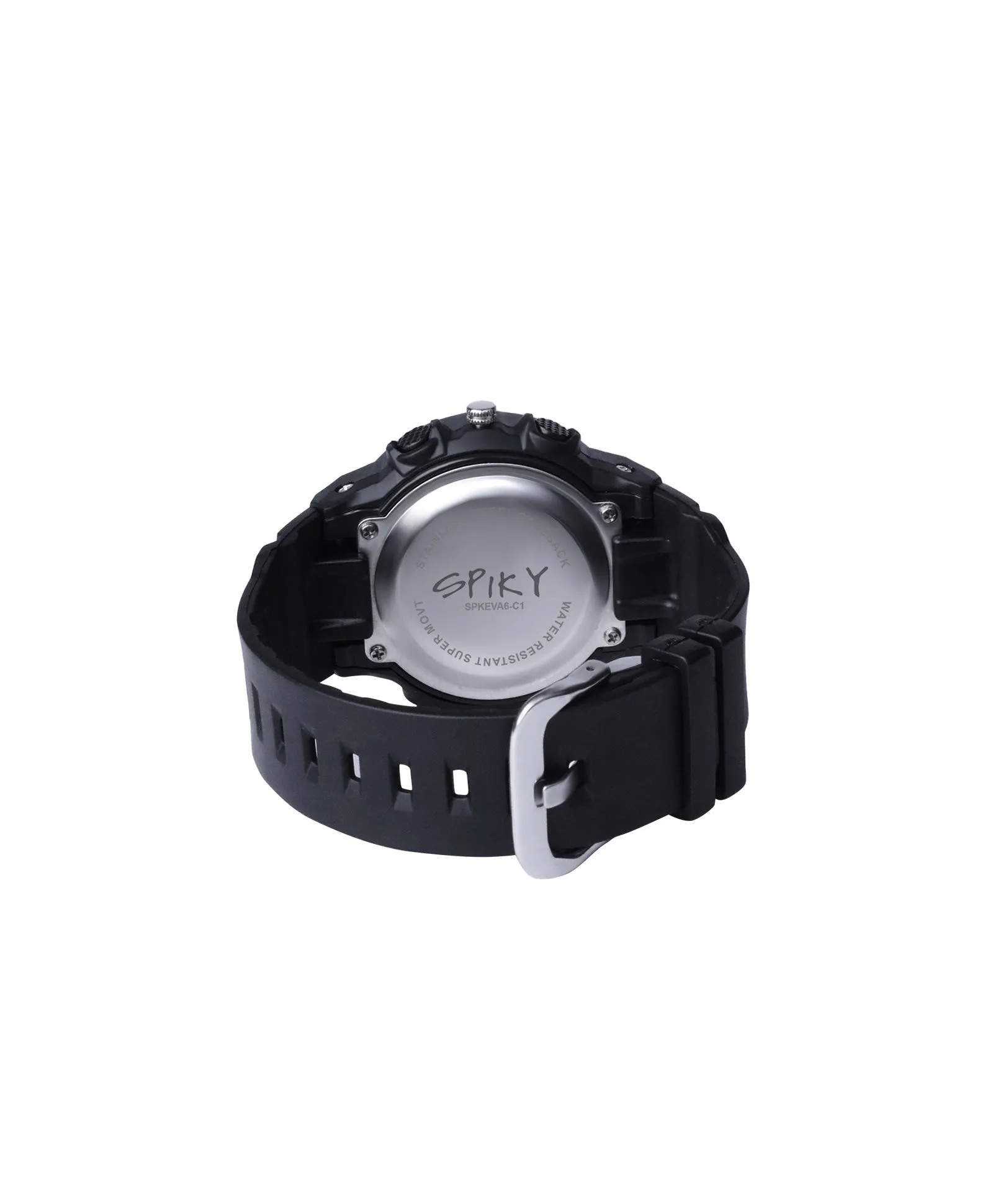Spiky Analog & Digital Sporty Watch - Pink