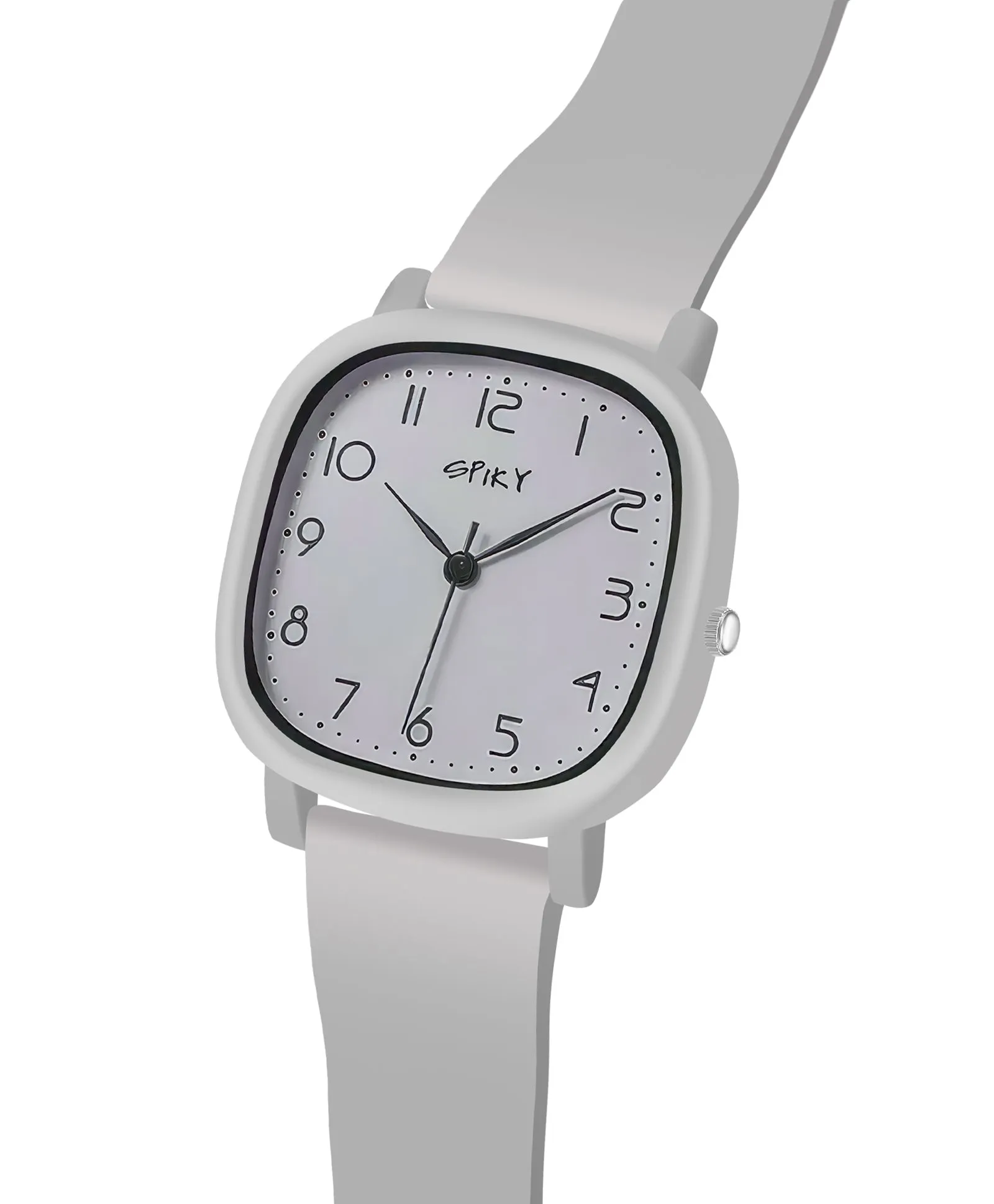 Spiky Eva19 Square Analog Watch for Kids - Black