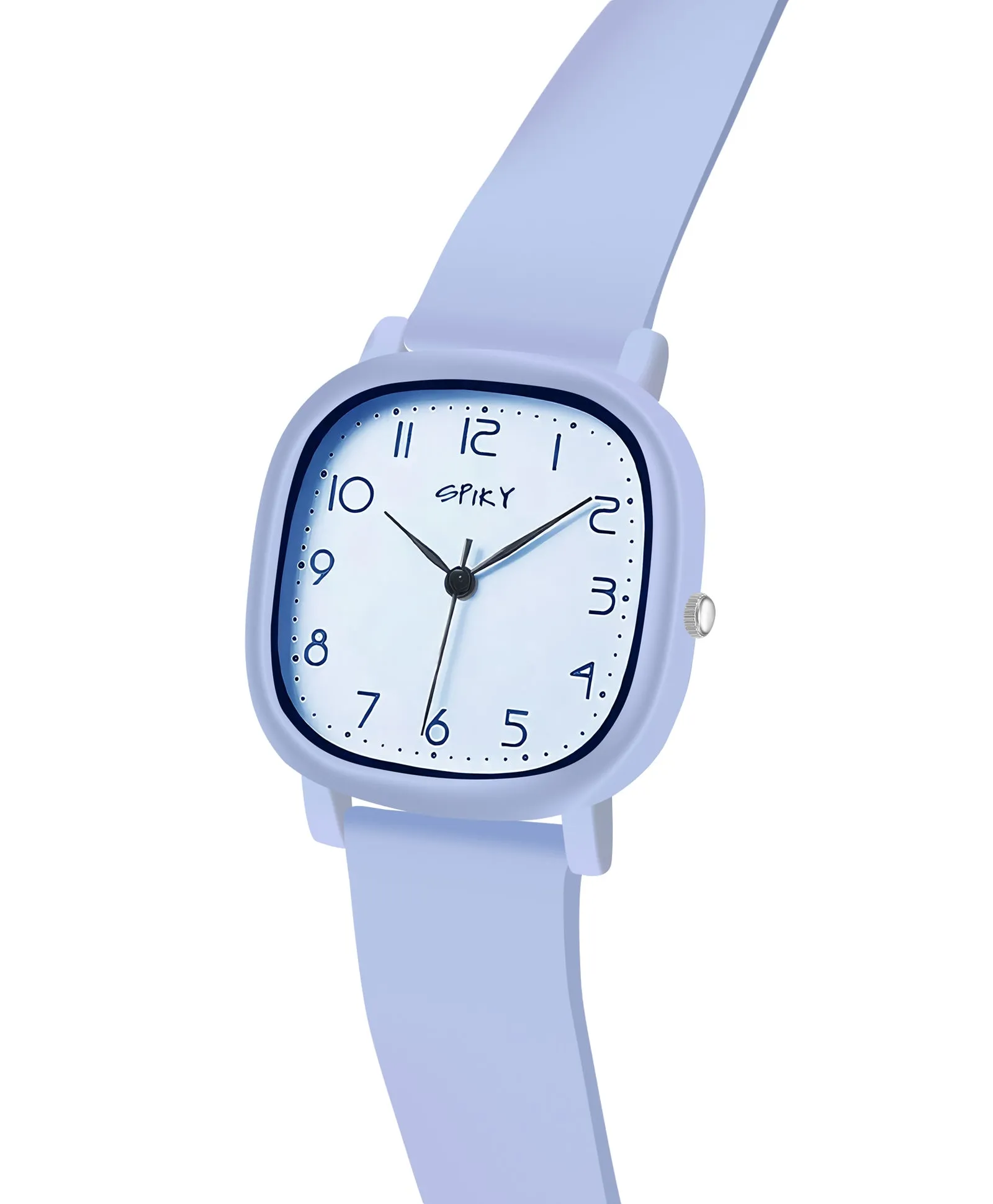 Spiky Eva19 Square Analog Watch for Kids - Black