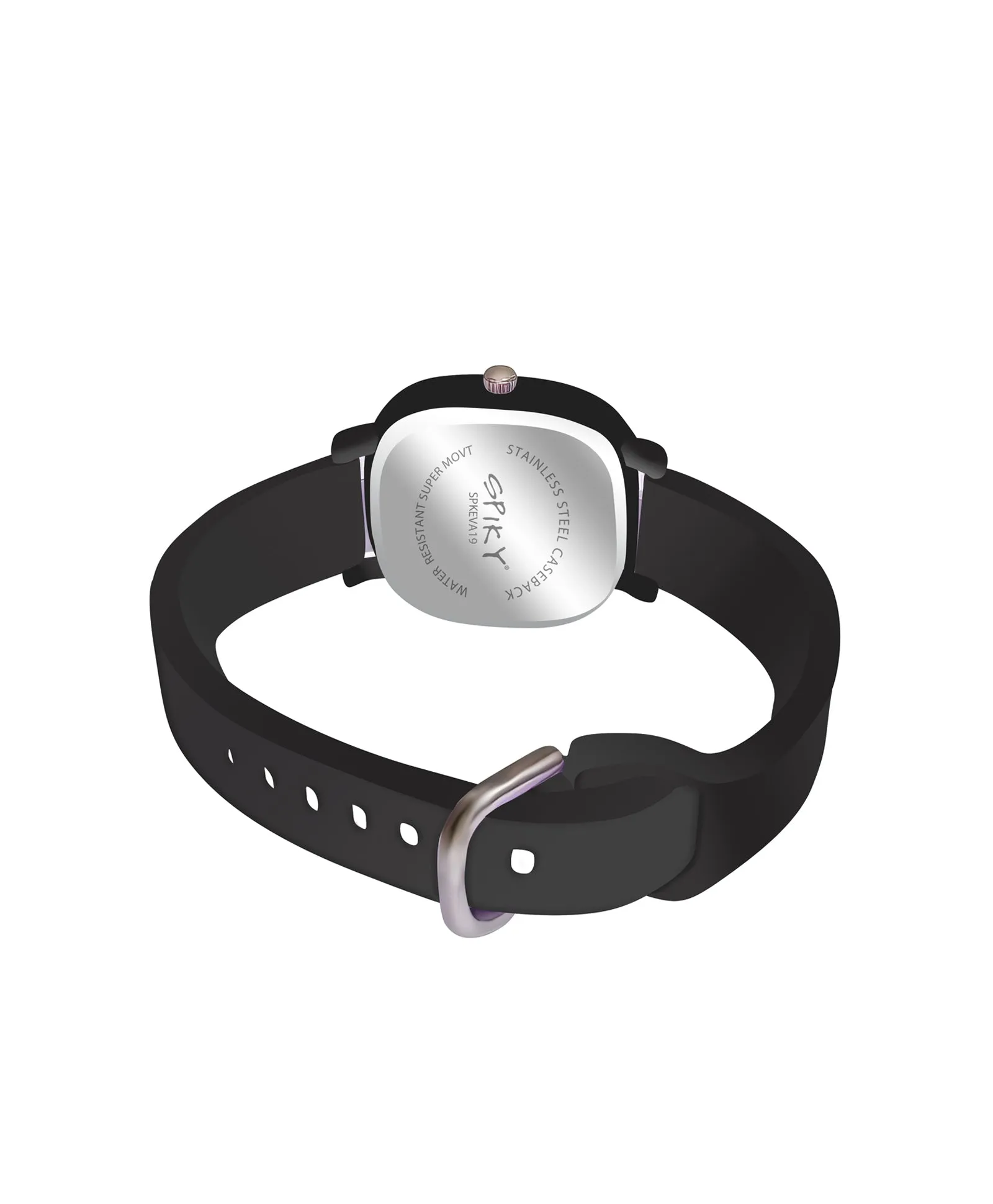 Spiky Eva19 Square Analog Watch for Kids - Blue