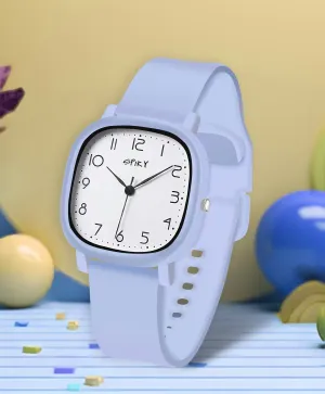 Spiky Eva19 Square Analog Watch for Kids - Blue