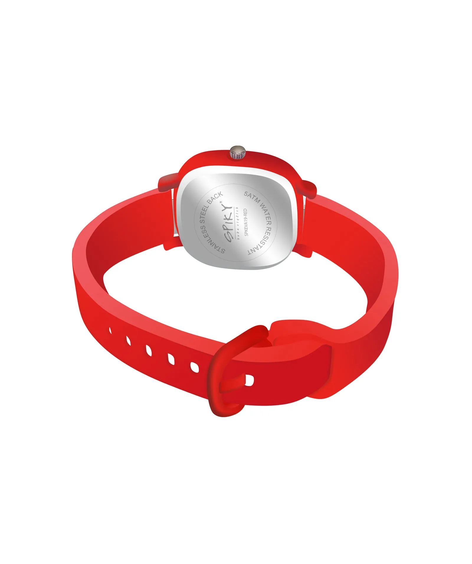 Spiky Eva19 Square Analog Watch for Kids - Blue
