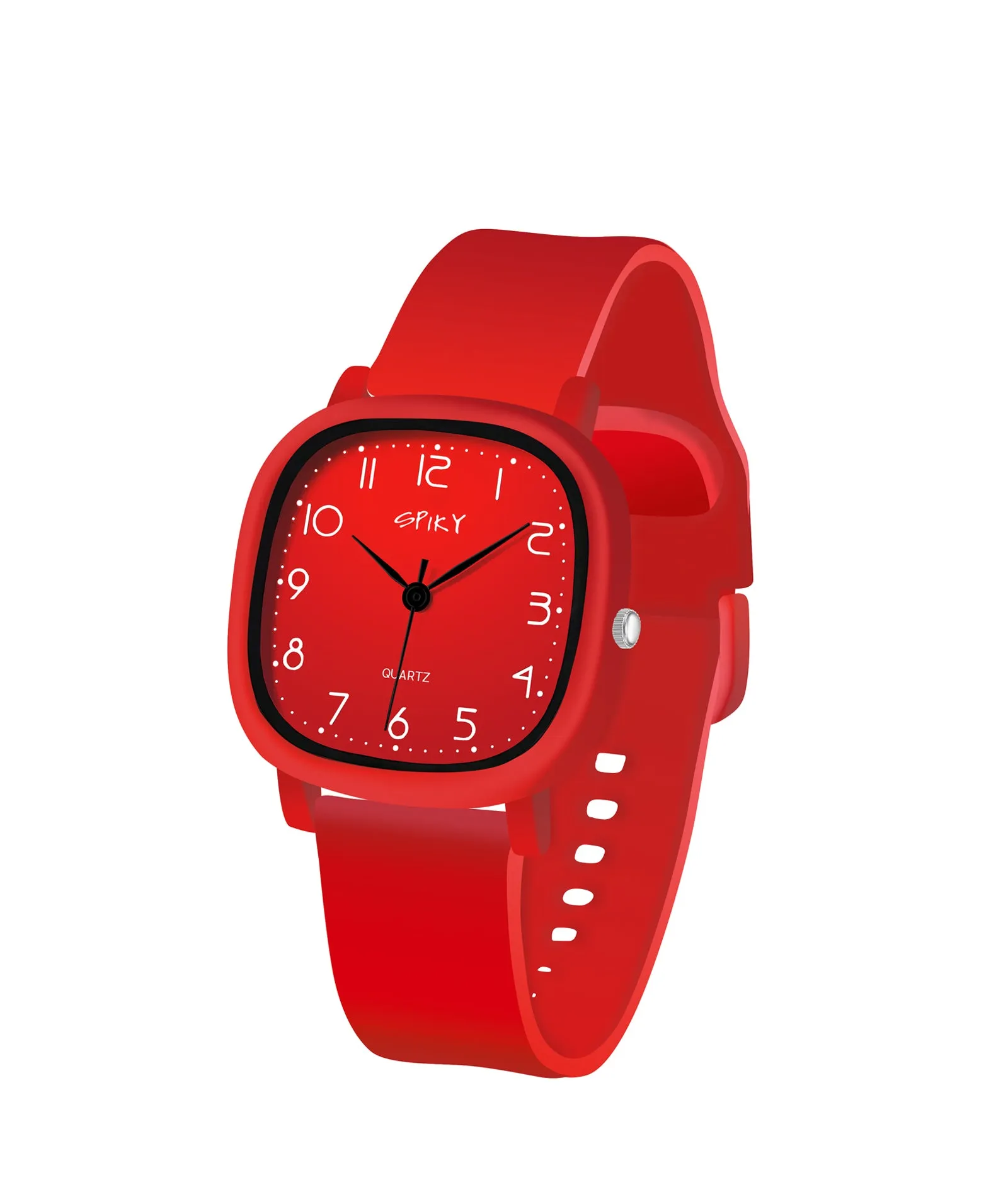 Spiky Eva19 Square Analog Watch for Kids - Blue