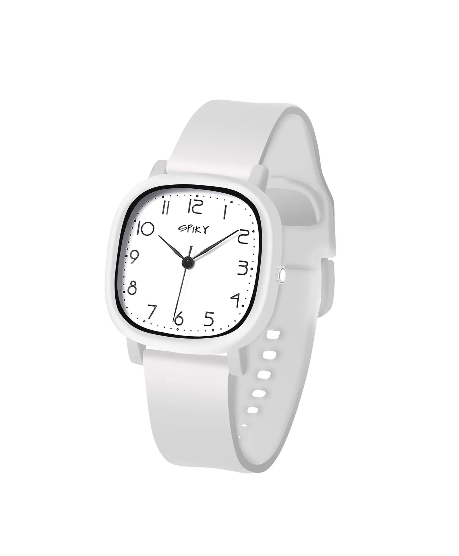 Spiky Eva19 Square Analog Watch for Kids - Blue
