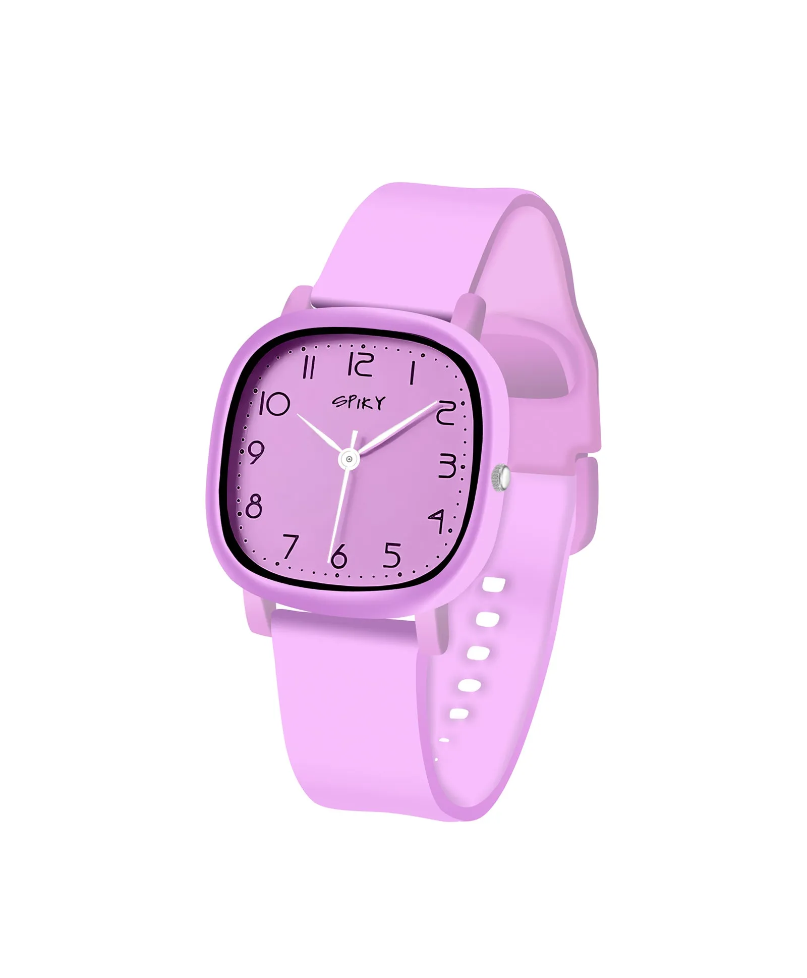 Spiky Eva19 Square Analog Watch for Kids - Blue