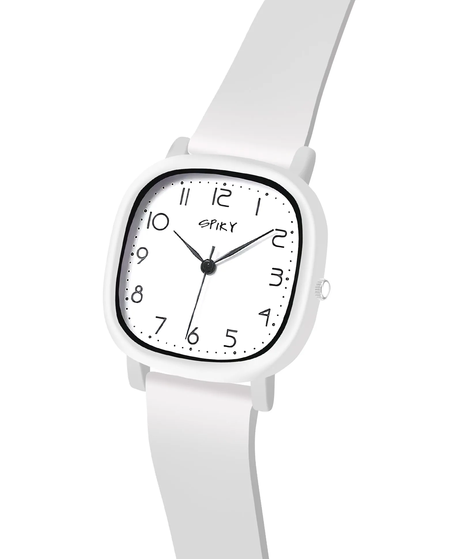 Spiky Eva19 Square Analog Watch for Kids - Grey