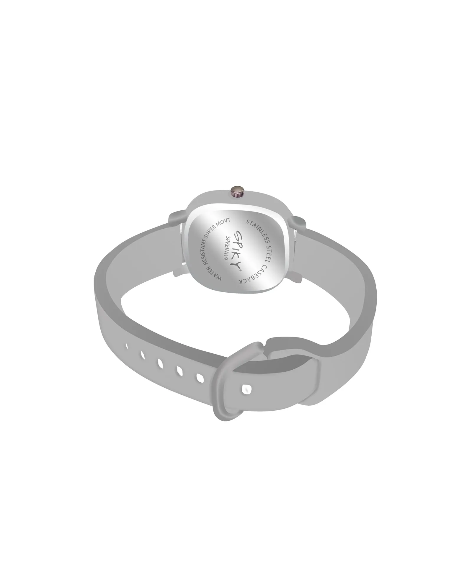 Spiky Eva19 Square Analog Watch for Kids - Grey