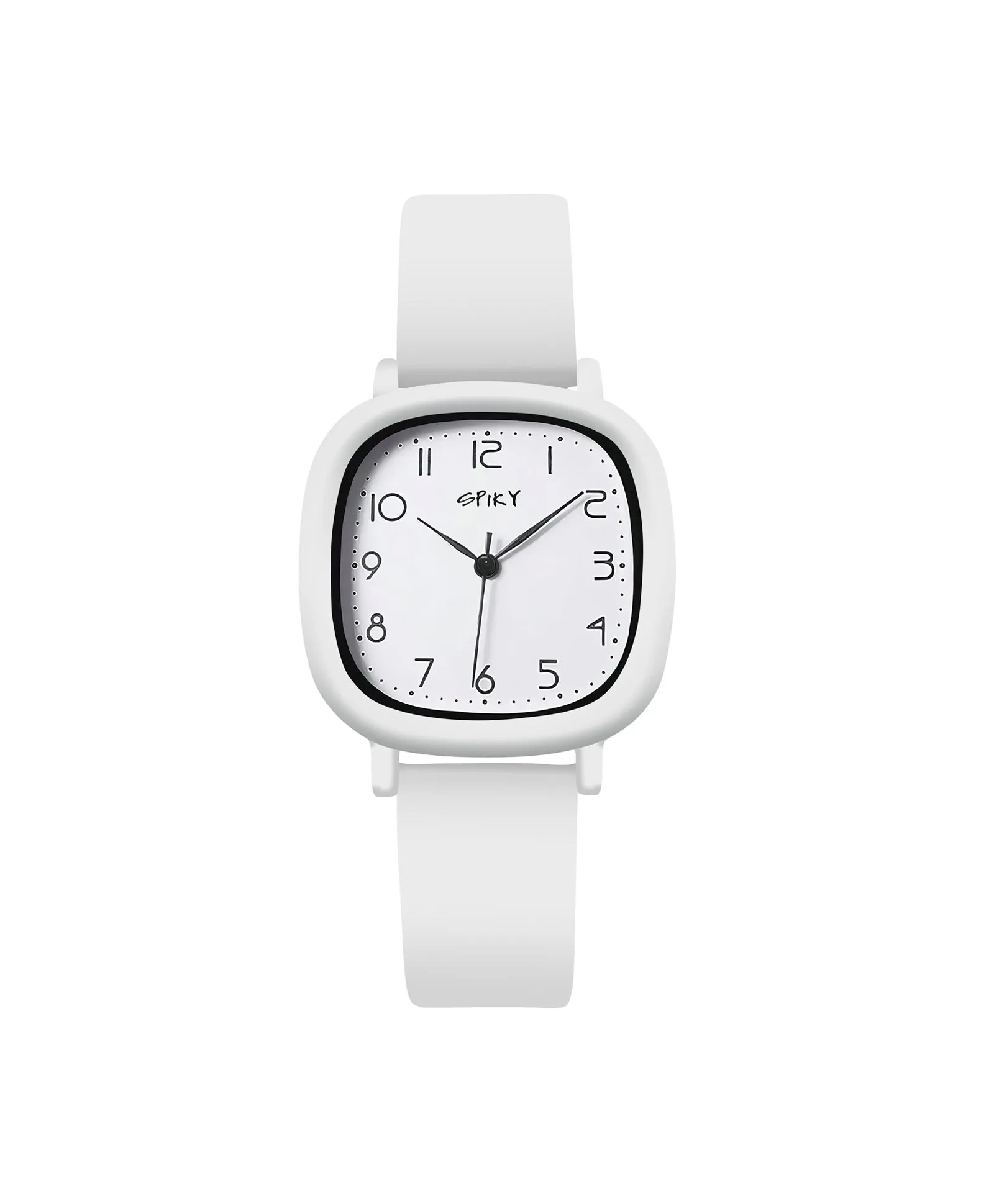 Spiky Eva19 Square Analog Watch for Kids - Grey
