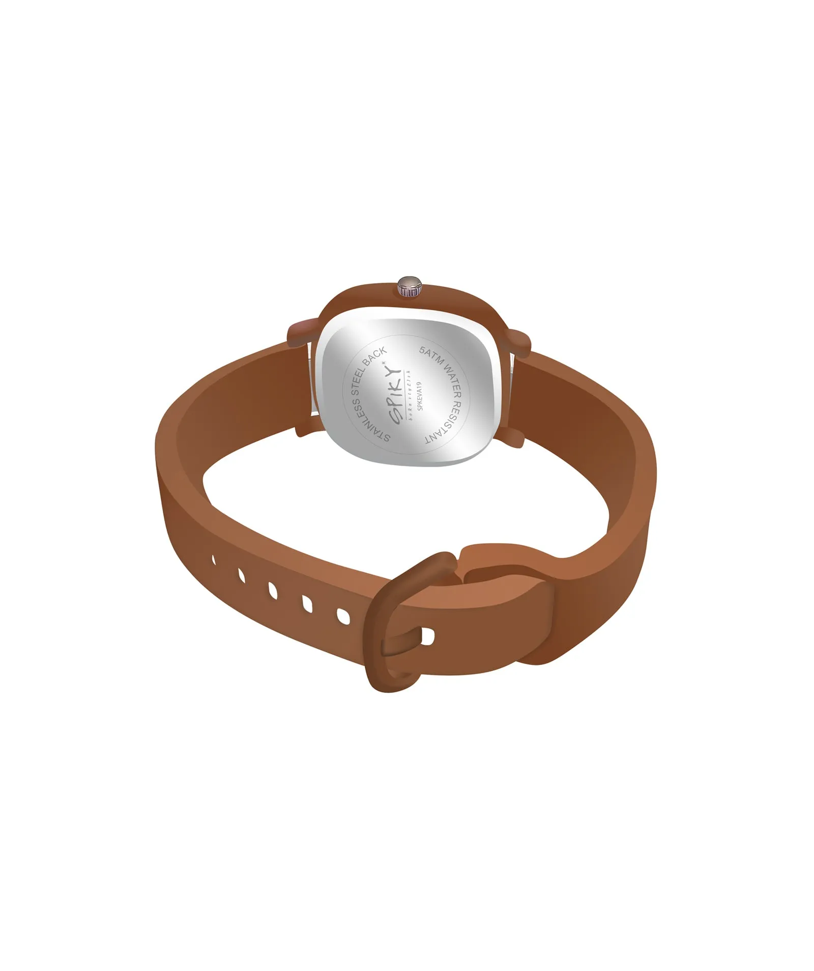 Spiky Eva19 Square Analog Watch for Kids - Grey