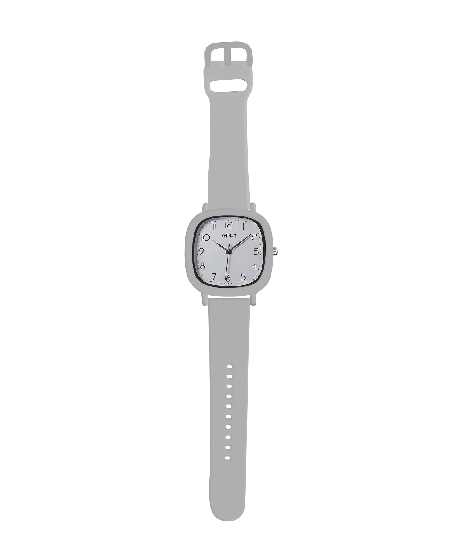 Spiky Eva19 Square Analog Watch for Kids - White
