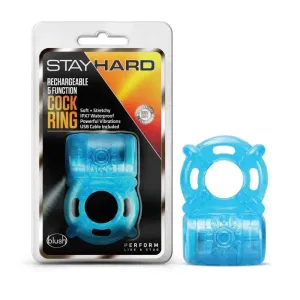 Stay Hard Rechargeable 5 Function Cock Ring Stay Hard Rechargeable 5 Function Cock Ring