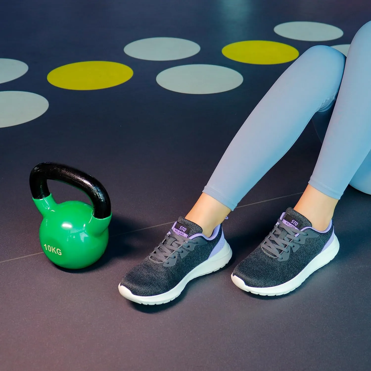 STQ Womens Water Resistant Walking Shoes with Arch Support Athletic Tennis Sneakers