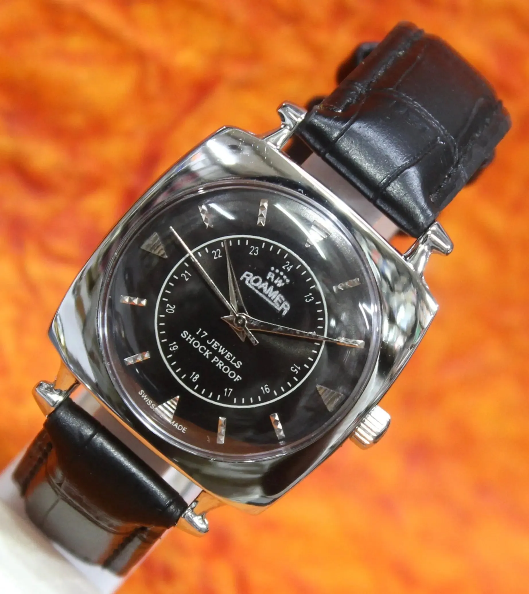 Swiss Made Watch Roamer Vintage 17 Jewels FHF ST96 Mechanical Hand Winding Mechanism