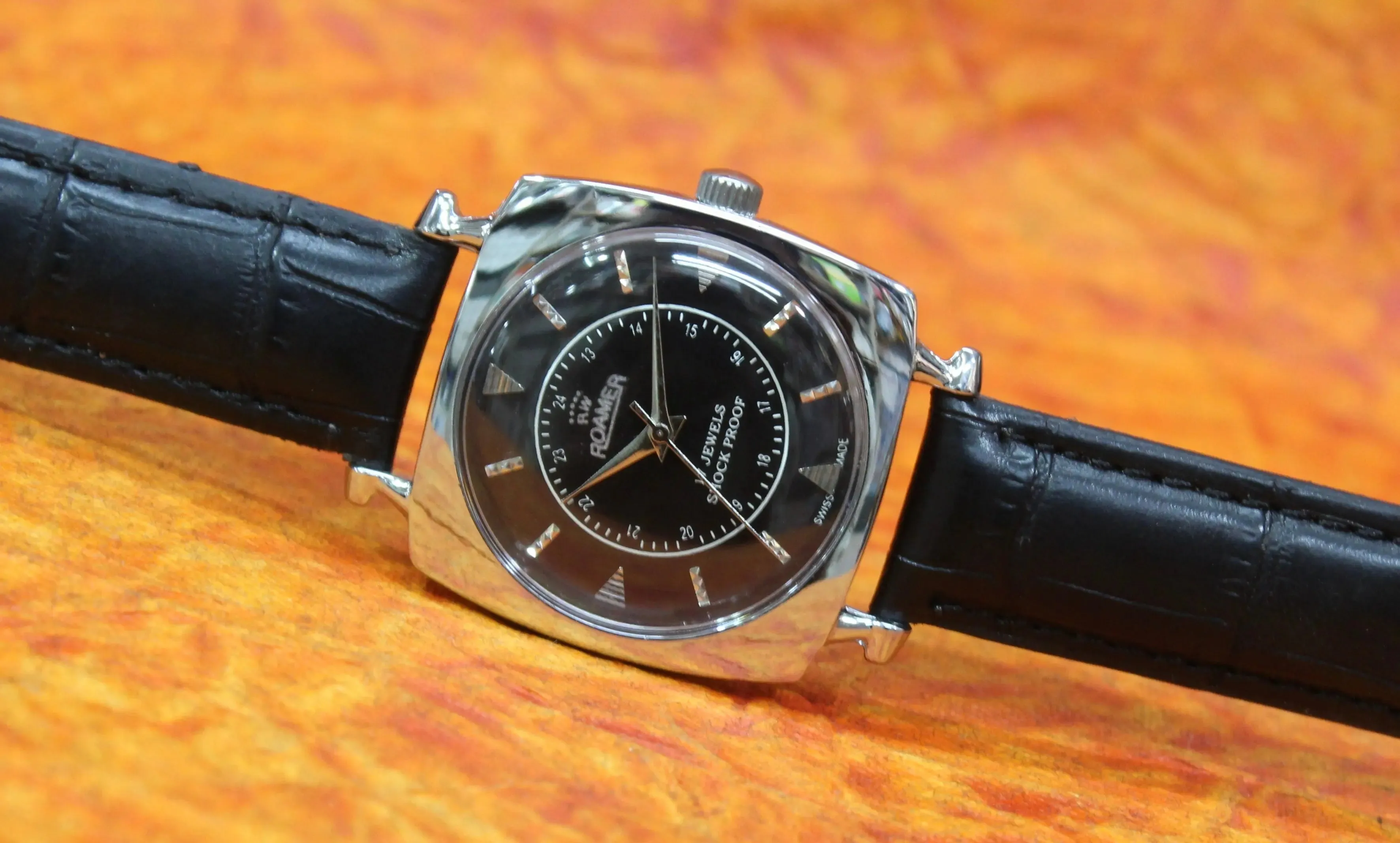 Swiss Made Watch Roamer Vintage 17 Jewels FHF ST96 Mechanical Hand Winding Mechanism