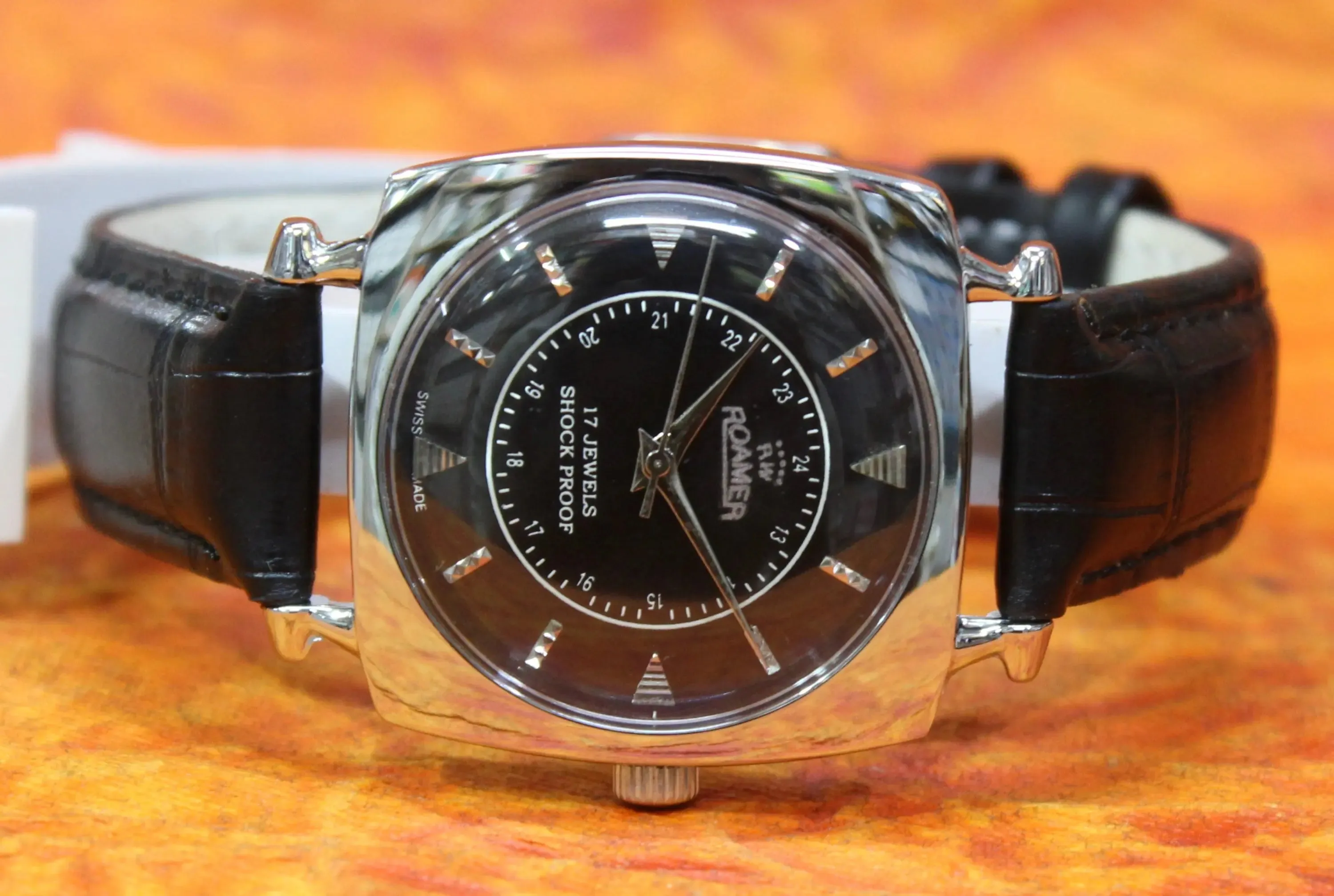 Swiss Made Watch Roamer Vintage 17 Jewels FHF ST96 Mechanical Hand Winding Mechanism