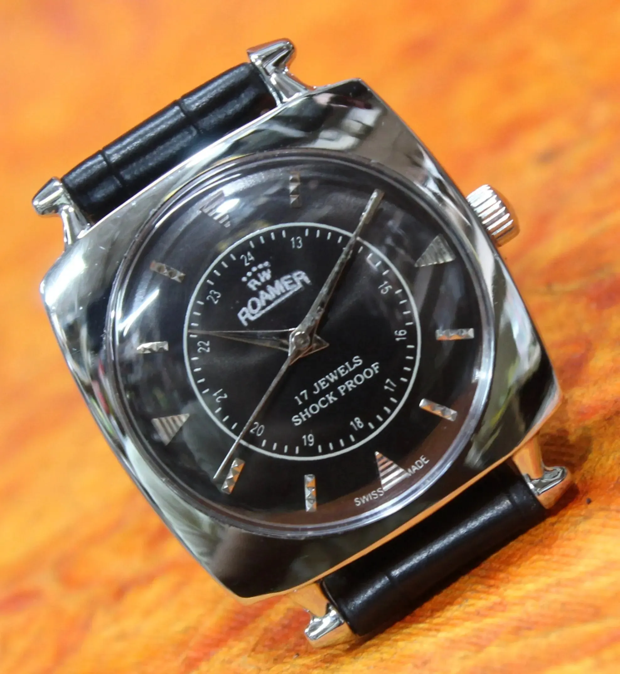 Swiss Made Watch Roamer Vintage 17 Jewels FHF ST96 Mechanical Hand Winding Mechanism