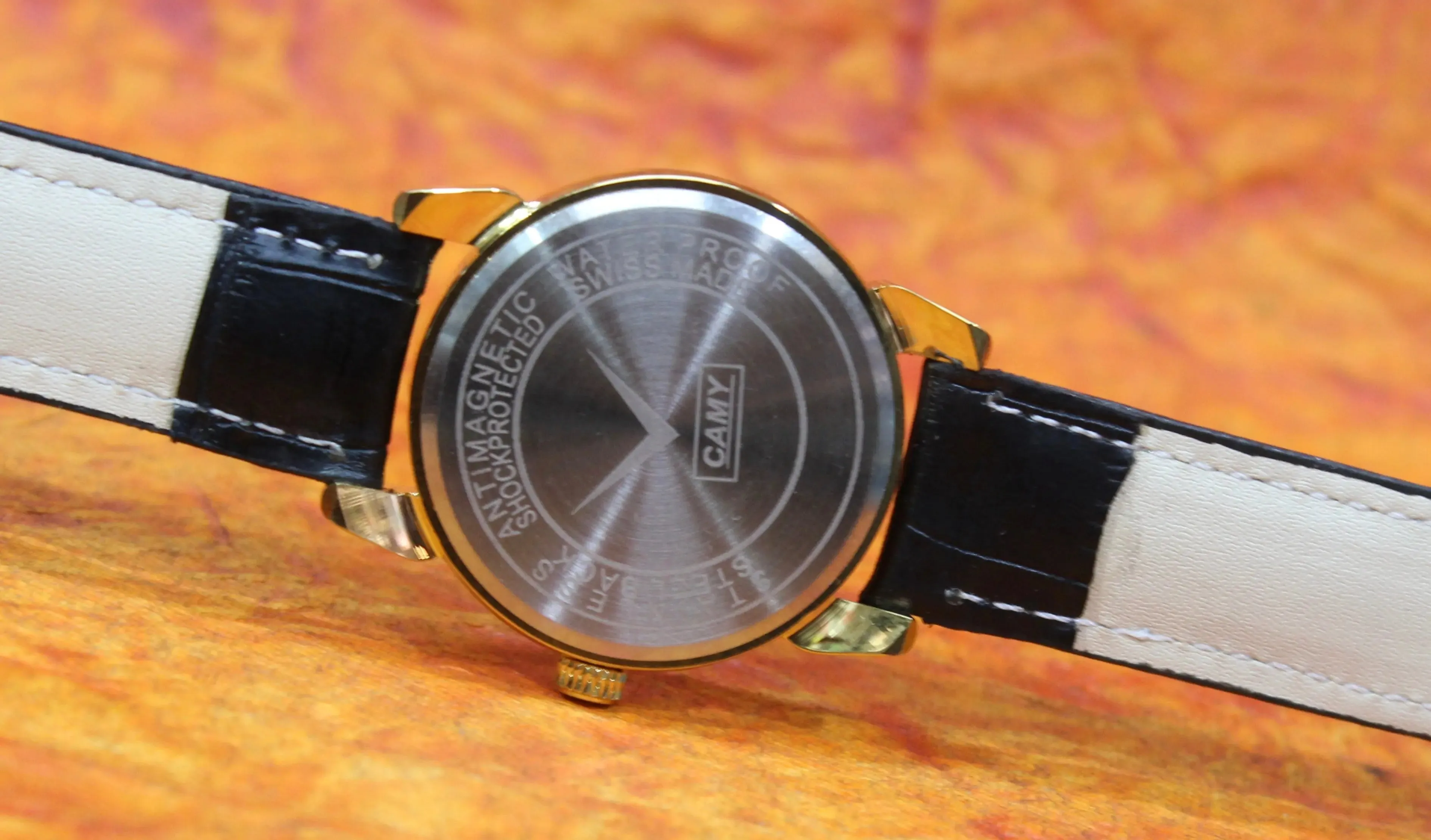 Swiss Made Wristwatch Camy Geneva 17 Jewels FHF ST96 Vintage Mechanical Hand Winding Mechanism